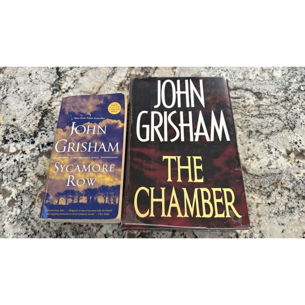 2 John Grisham Books The Chamber and Sycamore Row